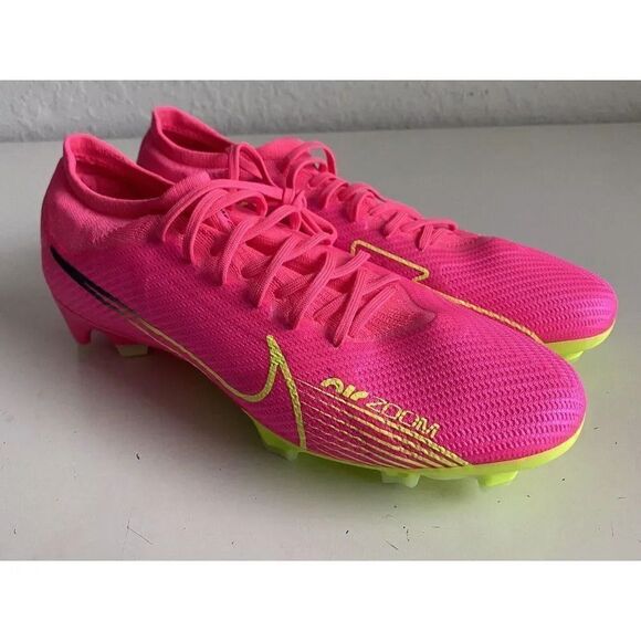 Nike Zoom Mercurial Vapor 15 Pro FG Soccer Cleats Pink DJ5603-605 Men’s Size 13 - Picture 4 of 14